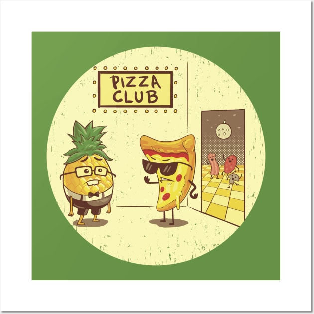 Pizza Club! Wall Art by hootbrush